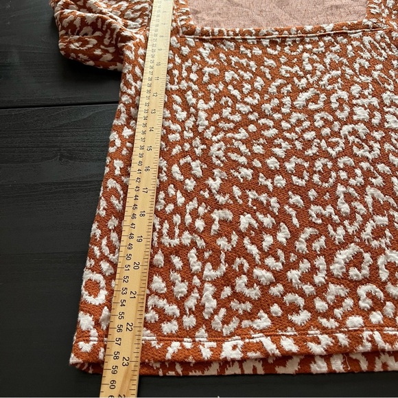 Free People No Type Square Neckline Balloon Sleeve Tee - Picture 10 of 10